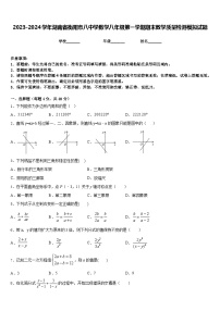 2023-2024学年湖南省衡阳市八中学数学八年级第一学期期末教学质量检测模拟试题含答案