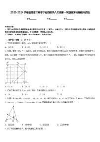 2023-2024学年福建省三明市宁化县数学八年级第一学期期末检测模拟试题含答案