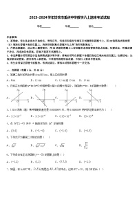 2023-2024学年甘孜市重点中学数学八上期末考试试题含答案