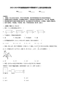 2023-2024学年福建省福州市平潭县数学八上期末监测模拟试题含答案