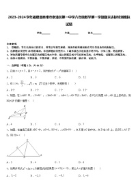 2023-2024学年福建省泉州市泉港区第一中学八年级数学第一学期期末达标检测模拟试题含答案