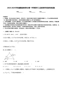 2023-2024学年福建省泉州市永春一中学数学八上期末教学质量检测试题含答案