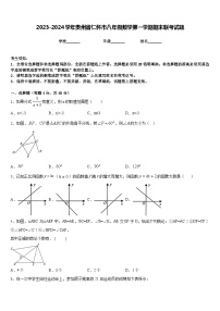 2023-2024学年贵州省仁怀市八年级数学第一学期期末联考试题含答案