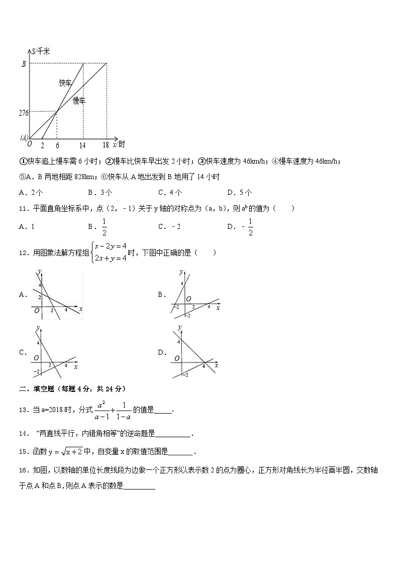 2023-2024学年辽宁省沈阳七中学八年级数学第一学期期末质量跟踪监视模拟试题含答案第3页