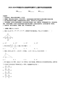 2023-2024学年重庆市大足迪涛学校数学八上期末学业质量监测试题含答案