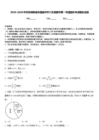 2023-2024学年郑州枫杨外国语中学八年级数学第一学期期末考试模拟试题含答案