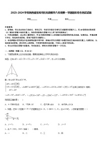 2023-2024学年陕西省宝鸡市扶风县数学八年级第一学期期末综合测试试题含答案