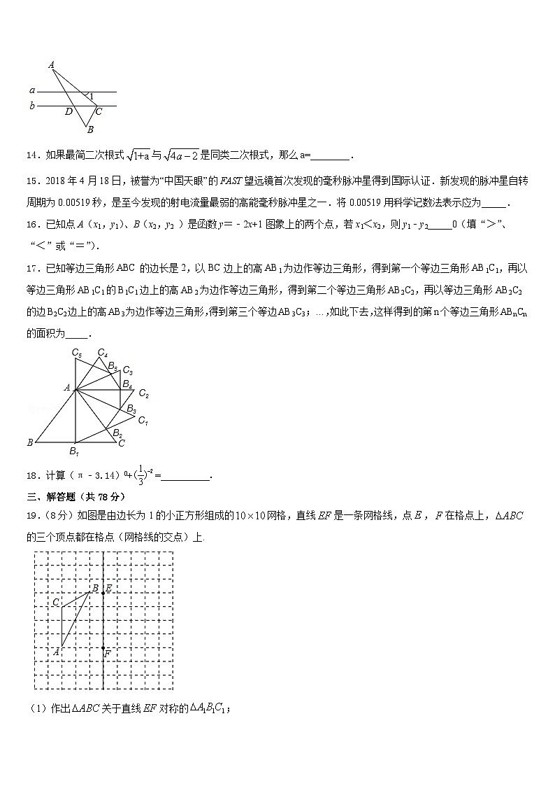 2023-2024学年黑龙江省齐齐哈尔市昂溪区数学八上期末经典模拟试题含答案03