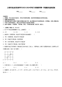 上海市宝山区淞谊中学2023-2024学年八年级数学第一学期期末监测试题含答案