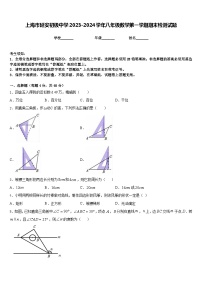 上海市延安初级中学2023-2024学年八年级数学第一学期期末检测试题含答案