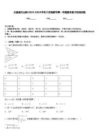 云南省文山县2023-2024学年八年级数学第一学期期末复习检测试题含答案