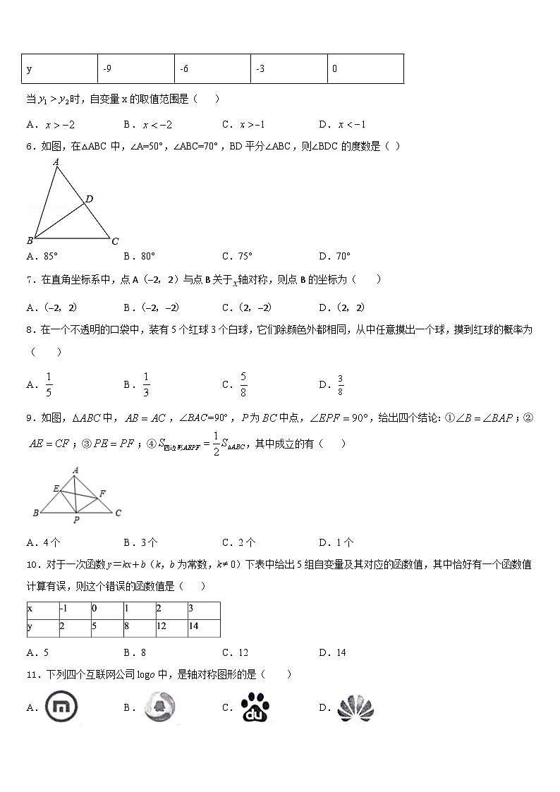 北京二中学教育集团2023-2024学年八年级数学第一学期期末复习检测模拟试题含答案第2页