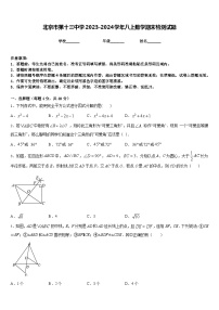 北京市第十三中学2023-2024学年八上数学期末检测试题含答案