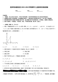 北京市东城区名校2023-2024学年数学八上期末综合测试试题含答案