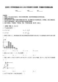 北京市二中学教育集团2023-2024学年数学八年级第一学期期末检测模拟试题含答案