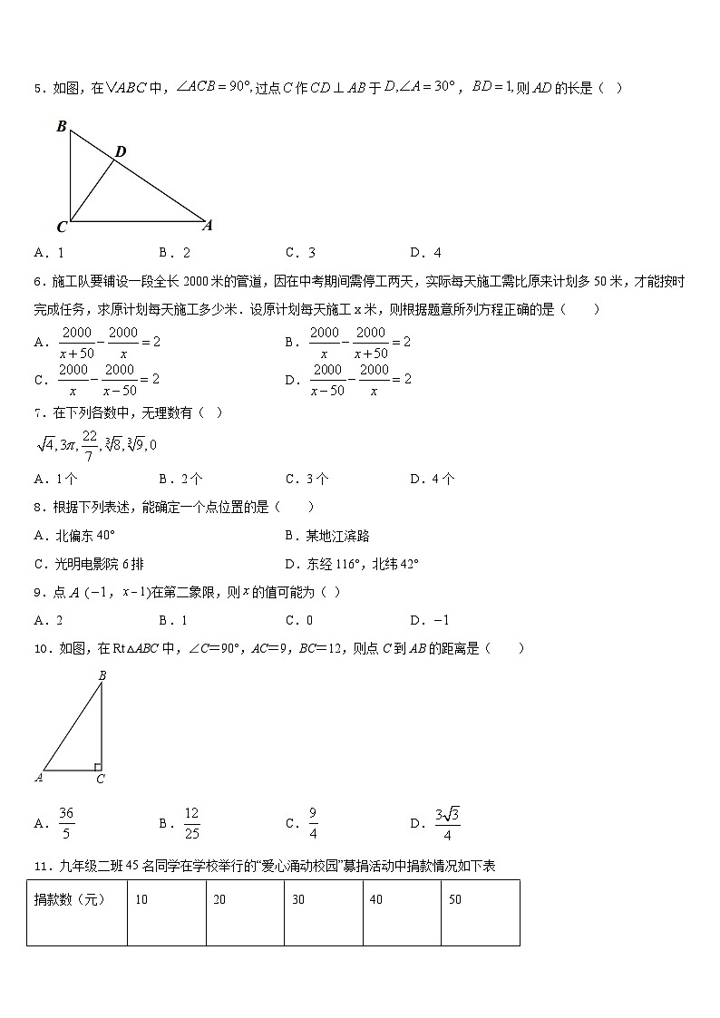 北京市海淀区首师大附2023-2024学年八年级数学第一学期期末监测试题含答案02