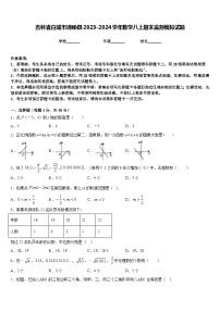 吉林省白城市通榆县2023-2024学年数学八上期末监测模拟试题含答案