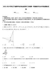 2023-2024学年辽宁省葫芦岛市连山区数学八年级第一学期期末学业水平测试模拟试题含答案