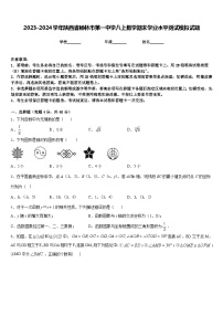 2023-2024学年陕西省榆林市第一中学八上数学期末学业水平测试模拟试题含答案