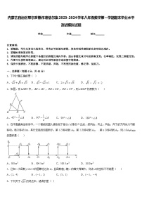 内蒙古自治区鄂尔多斯市准格尔旗2023-2024学年八年级数学第一学期期末学业水平测试模拟试题含答案