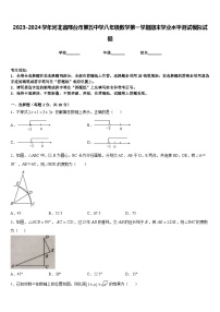 2023-2024学年河北省邢台市第五中学八年级数学第一学期期末学业水平测试模拟试题含答案