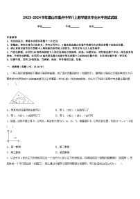 2023-2024学年眉山市重点中学八上数学期末学业水平测试试题含答案