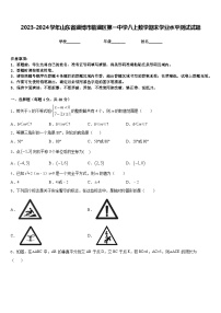 2023-2024学年山东省淄博市临淄区第一中学八上数学期末学业水平测试试题含答案