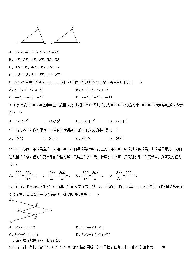 2023-2024学年上海市张江集团学校八上数学期末学业水平测试试题含答案02