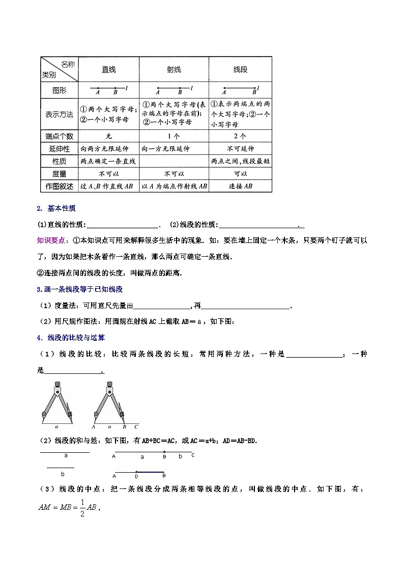 苏科版数学七年级上册同步专题热点难点练习 专题6.5 平面图形的认识（一）（章节复习+能力强化卷）学生版+教师版02