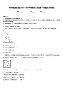 天津市西青区名校2023-2024学年数学八年级第一学期期末统考试题含答案