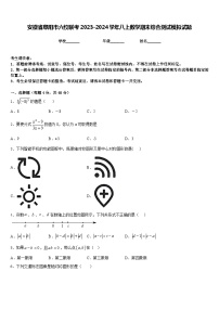 安徽省阜阳市六校联考2023-2024学年八上数学期末综合测试模拟试题含答案