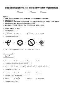 安徽省合肥市瑶海区部分学校2023-2024学年数学八年级第一学期期末预测试题含答案