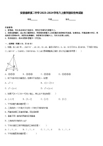 安徽省郎溪二中学2023-2024学年八上数学期末统考试题含答案