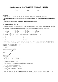 山东省2023-2024学年八年级数学第一学期期末统考模拟试题含答案