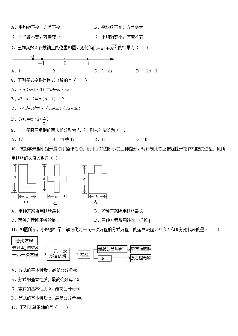 山东省枣庄市峄城区底阁镇2023-2024学年数学八年级第一学期期末达标测试试题含答案02