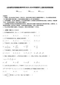 山东省枣庄市薛城区奚仲中学2023-2024学年数学八上期末质量检测试题含答案