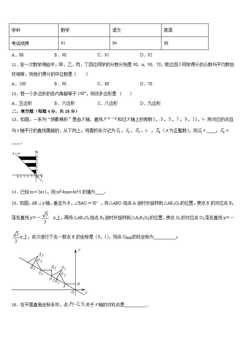 山东省青岛市黄岛区2023-2024学年八上数学期末经典试题含答案第3页