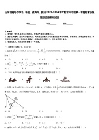 山东省青岛市李沧、平度、西海岸、胶州2023-2024学年数学八年级第一学期期末质量跟踪监视模拟试题含答案