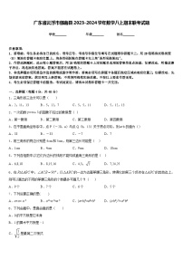 广东省云浮市郁南县2023-2024学年数学八上期末联考试题含答案