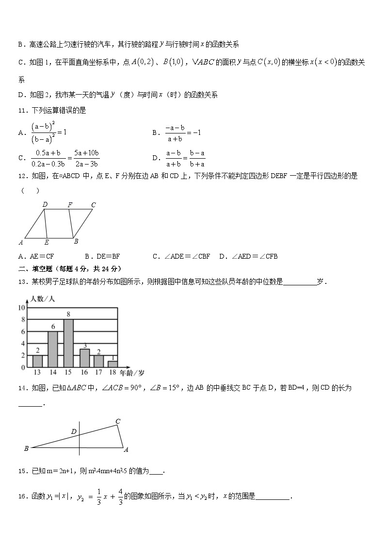 广东省揭阳市揭西县2023-2024学年数学八年级第一学期期末综合测试模拟试题含答案03