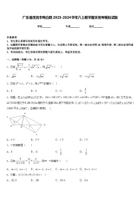 广东省茂名市电白县2023-2024学年八上数学期末统考模拟试题含答案