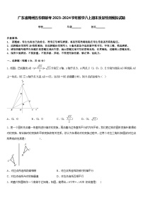 广东省梅州五华县联考2023-2024学年数学八上期末质量检测模拟试题含答案