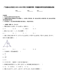 广东省汕头市名校2023-2024学年八年级数学第一学期期末教学质量检测模拟试题含答案