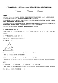 广东省深圳市育才一中学2023-2024学年八上数学期末学业质量监测试题含答案