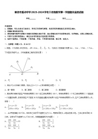 果洛市重点中学2023-2024学年八年级数学第一学期期末监测试题含答案