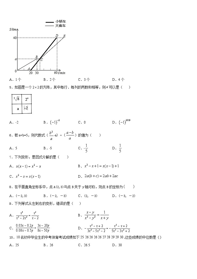 江苏省南京市建邺区三校联合2023-2024学年八年级数学第一学期期末调研模拟试题含答案第2页