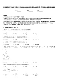 江苏省扬州市仪征市第三中学2023-2024学年数学八年级第一学期期末经典模拟试题含答案