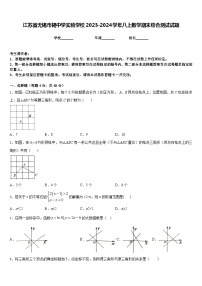 江苏省无锡市锡中学实验学校2023-2024学年八上数学期末综合测试试题含答案