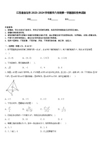 江苏省金坛市2023-2024学年数学八年级第一学期期末统考试题含答案