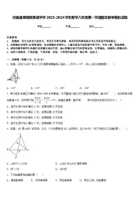 河南省淮阳县羲城中学2023-2024学年数学八年级第一学期期末联考模拟试题含答案